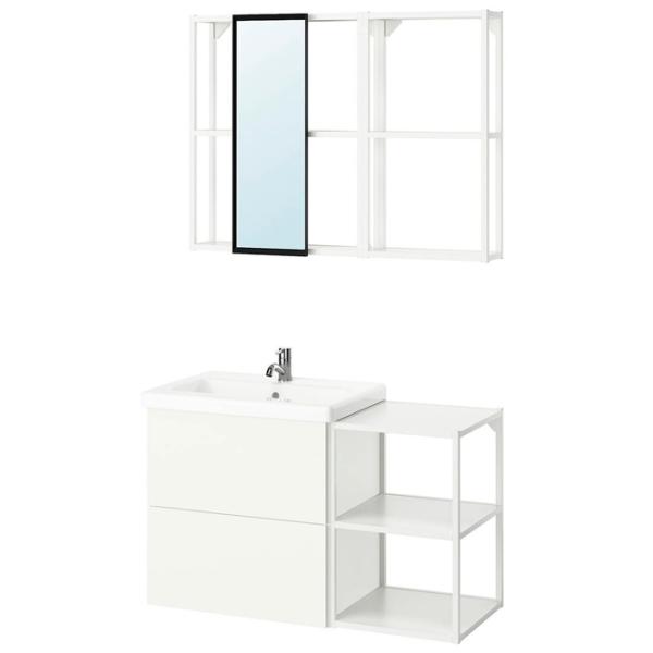 Seturi mobilă de baie Ikea Enhet/Tvallen/Pilkan PAL / White photo 1 Seturi mobilă de baie Ikea Enhet/Tvallen/Pilkan PAL / White photo 1