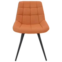 Кухонный стул Deco Nicole Eco 72 ЭКО Кожа/ Оранжевый Черный