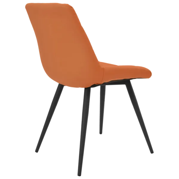 Scaun de bucătărie Deco Nicole Eco 72 ECO Piele/ Orange Black photo 4 Scaun de bucătărie Deco Nicole Eco 72 ECO Piele/ Orange Black photo 4