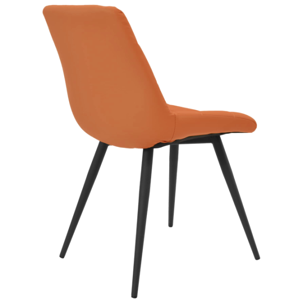 Scaun de bucătărie Deco Nicole Eco 72 ECO Piele/ Orange Black photo 4 Scaun de bucătărie Deco Nicole Eco 72 ECO Piele/ Orange Black photo 4