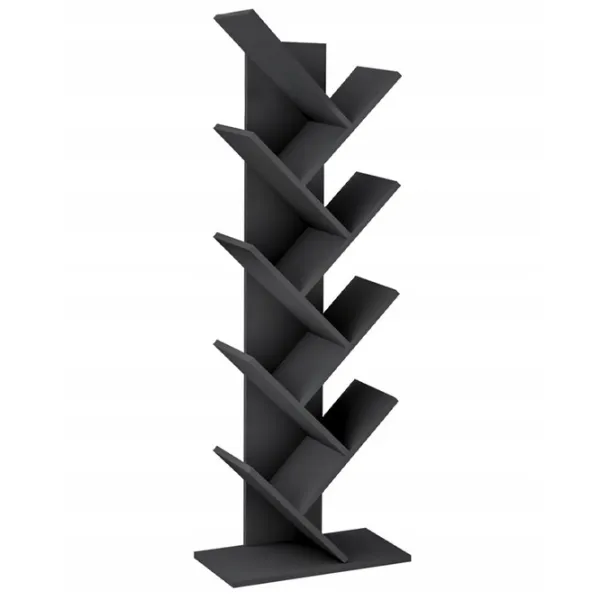 Стеллаж Ikea CM-254107 142 x 50 x 25см cm / МДФ / Black photo 1