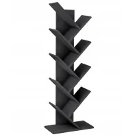 Стеллаж Ikea CM-254107 142 x 50 x 25см cm / МДФ / Black