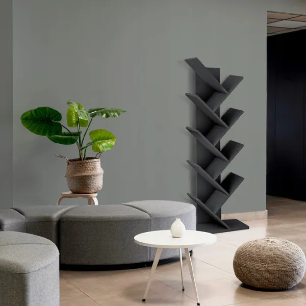 Стеллаж Ikea CM-254107 142 x 50 x 25см cm / МДФ / Black photo 3