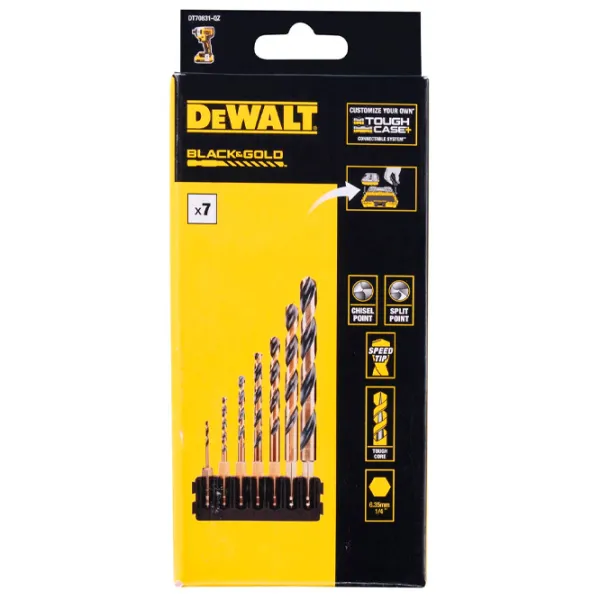 Set de burghie Dewalt DT70831-QZ Oțel photo 1