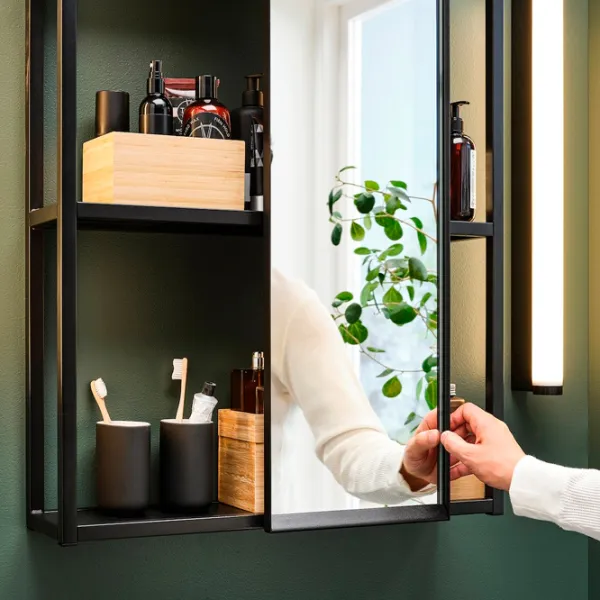 Seturi mobilă de baie Ikea Enhet/Tvallen/Saljen PAL / Antracit photo 2 Seturi mobilă de baie Ikea Enhet/Tvallen/Saljen PAL / Antracit photo 2