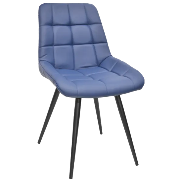 Scaun de bucătărie Deco Nicole Eco 22 ECO Piele/ Blue Black photo 1