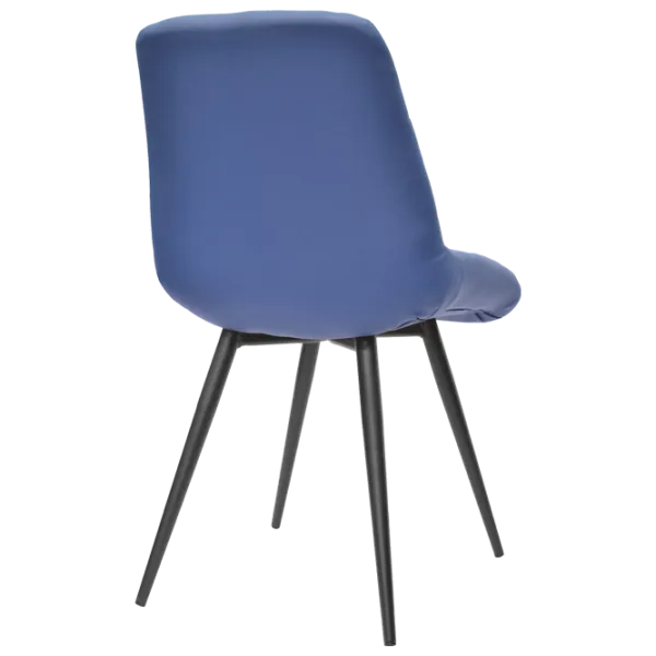 Scaun de bucătărie Deco Nicole Eco 22 ECO Piele/ Blue Black photo 2