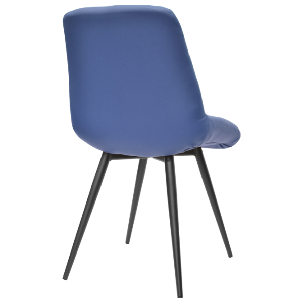 Scaun de bucătărie Deco Nicole Eco 22 ECO Piele/ Blue Black photo 2