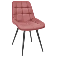 Scaun de bucătărie Deco Nicole Eco 28 ECO Piele/ Rusty red Black