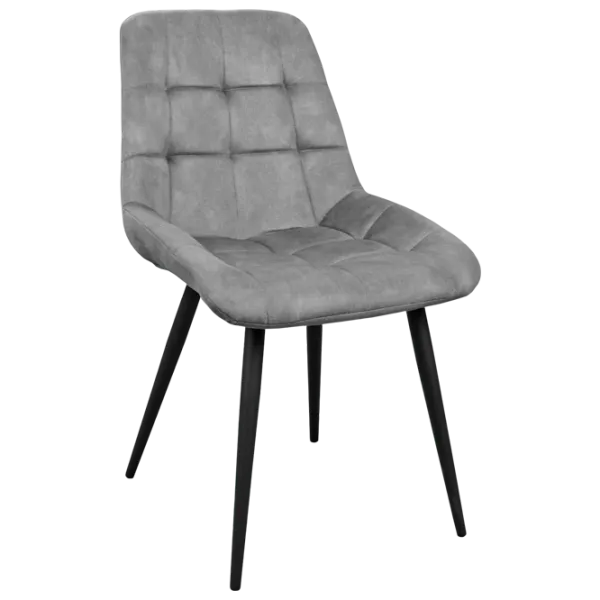 Scaun de bucătărie Deco Nicole PL 16 Placaj, spumă poliuretanică/ Grey Black photo 2