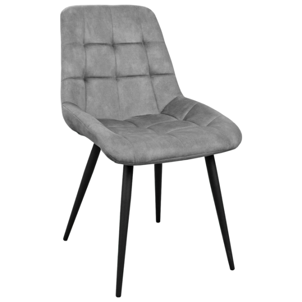 Scaun de bucătărie Deco Nicole PL 16 Placaj, spumă poliuretanică/ Grey Black photo 2