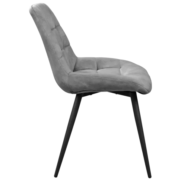 Scaun de bucătărie Deco Nicole PL 16 Placaj, spumă poliuretanică/ Grey Black photo 3