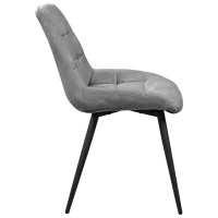 Кухонный стул Deco Nicole PL 16 Фанера, пенополиуретан/ Grey Черный photo 3