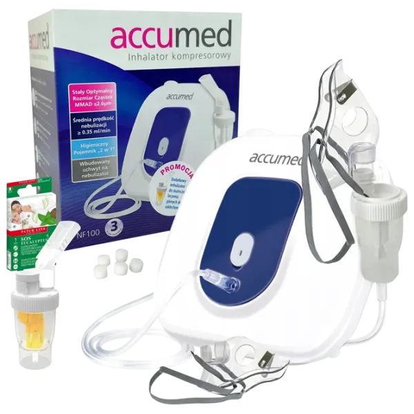 Inhalator Accumed NF100 compresor / portativ / 60 W photo 3