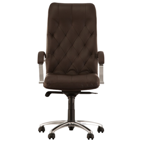 Fotoliu de birou Nowy Styl Cuba Steel LE-A Piele artificială/ Brown  photo 1