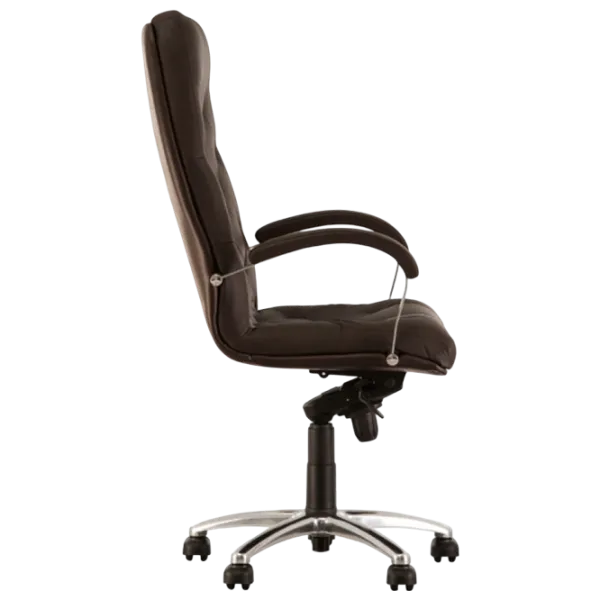 Fotoliu de birou Nowy Styl Cuba Steel LE-A Piele artificială/ Brown  photo 3