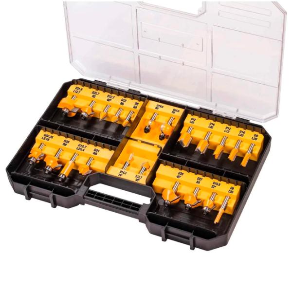Set de freze Dewalt DT90017 Oțel photo 2
