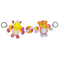 Игрушка для коляски Baby Mix 53577 Textil / Разноцветный