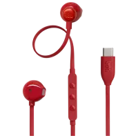 Наушники JBL T305C Красный Проводная/ Персональный