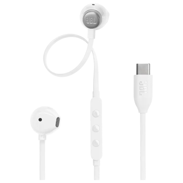 Căști JBL T305C White Cu fir/ Personal photo 1 Căști JBL T305C White Cu fir/ Personal photo 1