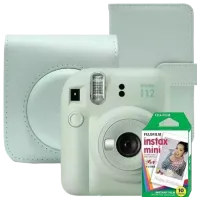 Фотоаппарат FujiFilm Instax Mini 12 + Film Mini Case Kit / Зеленый