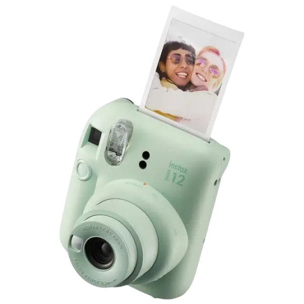 Cameră foto FujiFilm Instax Mini 12 + Film Mini Case Kit / Green photo 2 Cameră foto FujiFilm Instax Mini 12 + Film Mini Case Kit / Green photo 2