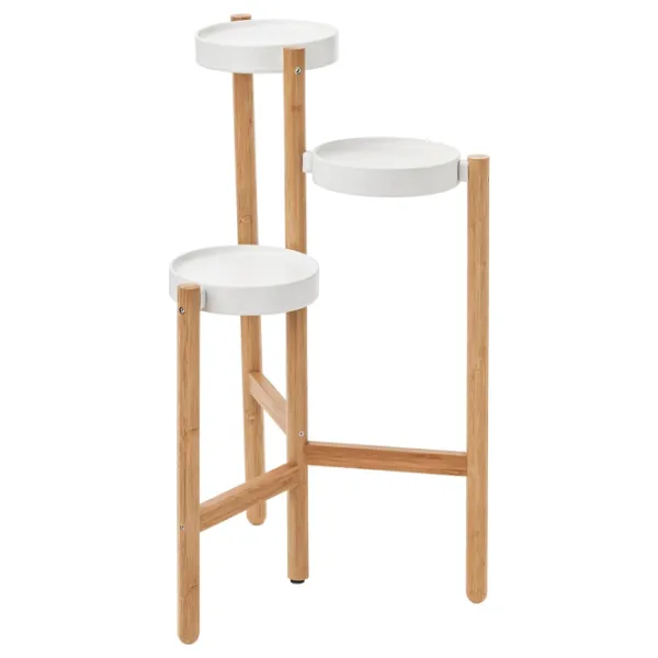 Цветочная полка Ikea Satsumas  Белый / Дерево photo 1