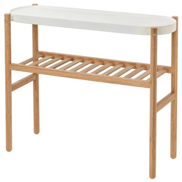 Цветочная полка Ikea Satsumas  Белый / Дерево photo 1