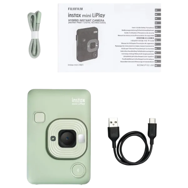 Фотоаппарат моментальной печати FujiFilm Instax Mini LiPlay  CMOS/ Зеленый photo 7 Фотоаппарат моментальной печати FujiFilm Instax Mini LiPlay  CMOS/ Зеленый photo 7