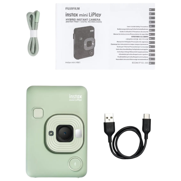 Фотоаппарат моментальной печати FujiFilm Instax Mini LiPlay  CMOS/ Зеленый photo 7 Фотоаппарат моментальной печати FujiFilm Instax Mini LiPlay  CMOS/ Зеленый photo 7