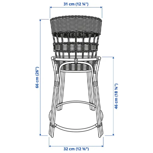 Подставка для горшка Ikea Tolkning Wood / Дерево photo 2