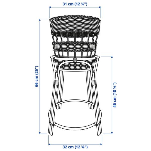 Подставка для горшка Ikea Tolkning Wood / Дерево photo 2