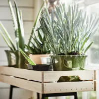 Suport pentru ghiveci Ikea Vaniljstang Wood / Metal photo 3