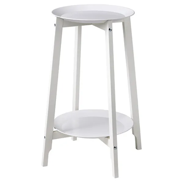Подставка для горшка Ikea Alpvide Белый / Металл photo 1