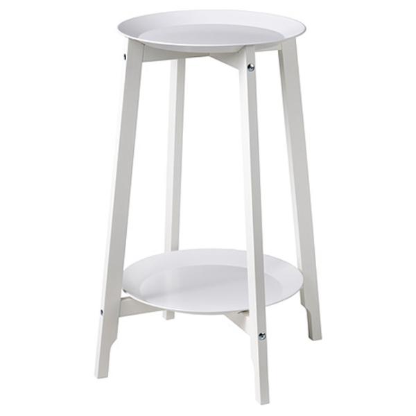 Подставка для горшка Ikea Alpvide Белый / Металл photo 1