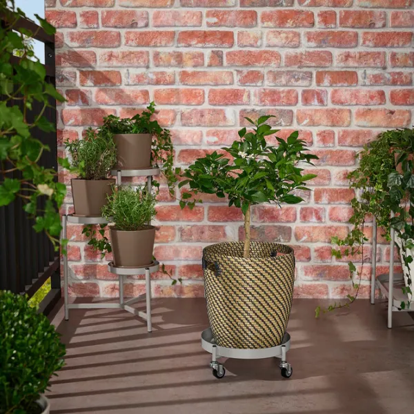 Подставка для горшка Ikea Olivblad Серый / Металл photo 4