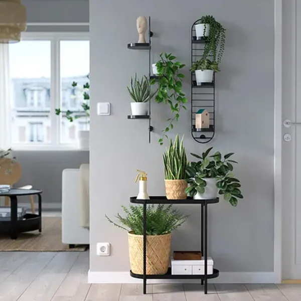 Подставка для горшка Ikea Skuggrona Черный / Металл photo 3