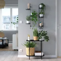 Подставка для горшка Ikea Skuggrona Черный / Металл photo 3