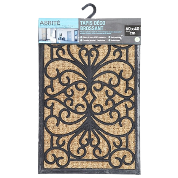 Covoraș intrare Promstore Luance 400 x 600 mm / Brown photo 2
