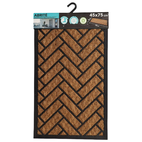 Covoraș intrare Promstore Luance Parquet 450 x 750 mm / Brown photo 2