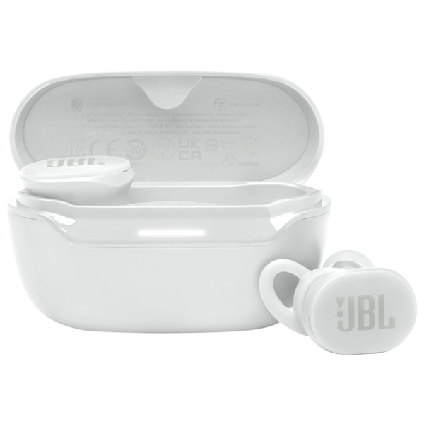 Наушники JBL Endurance Race 2 Белый Беспроводные/ Персональный photo 1 Наушники JBL Endurance Race 2 Белый Беспроводные/ Персональный photo 1