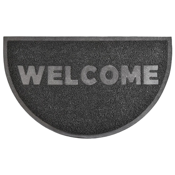 Covoraș intrare Luance Welcome 450 x 750 mm / Black photo 1 Covoraș intrare Luance Welcome 450 x 750 mm / Black photo 1