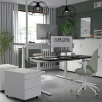 Masă de birou Ikea Mittzon PAL/ Black photo 3