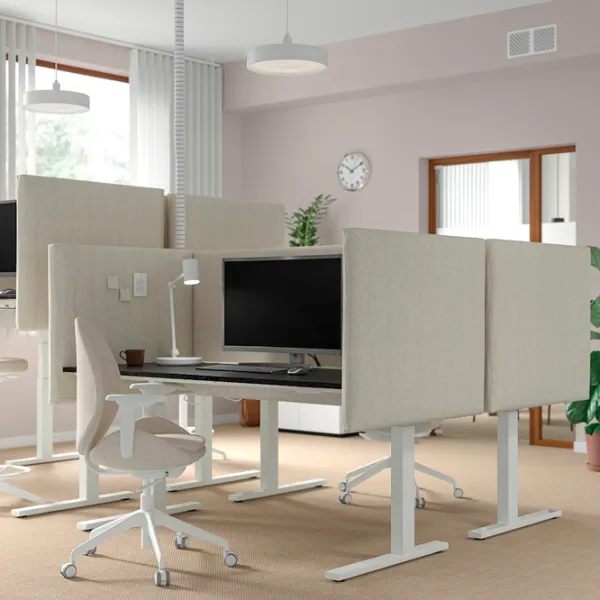 Офисный стол Ikea Mittzon ДСП/ Черный photo 4 Офисный стол Ikea Mittzon ДСП/ Черный photo 4