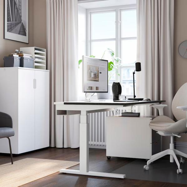 Офисный стол Ikea Mittzon ДСП/ Черный photo 5 Офисный стол Ikea Mittzon ДСП/ Черный photo 5