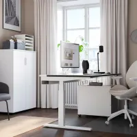 Masă de birou Ikea Mittzon PAL/ Black photo 5