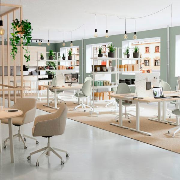 Masă de birou Ikea Mittzon PAL/ Stejar Sonoma photo 3