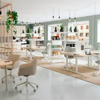 Masă de birou Ikea Mittzon PAL/ Stejar Sonoma photo 3