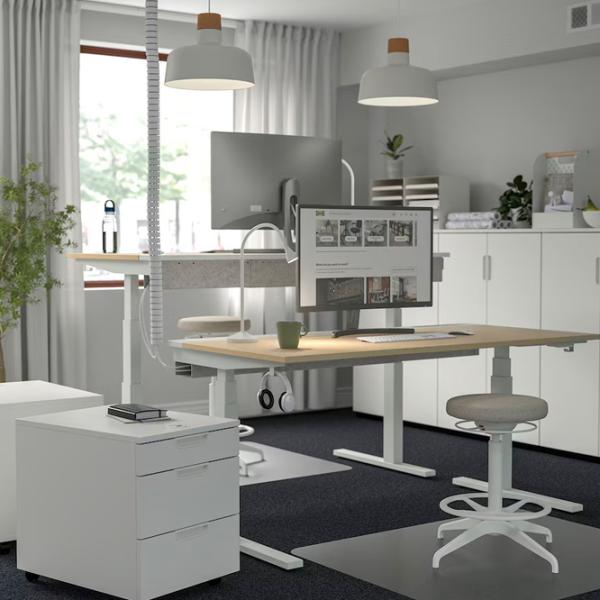 Masă de birou Ikea Mittzon PAL/ Stejar Sonoma photo 4