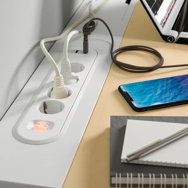 Masă de birou Ikea Mittzon PAL/ Stejar Sonoma photo 8